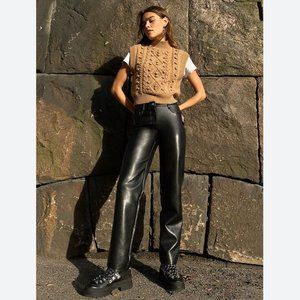 Aritzia Wilfred Vegan Leather pants